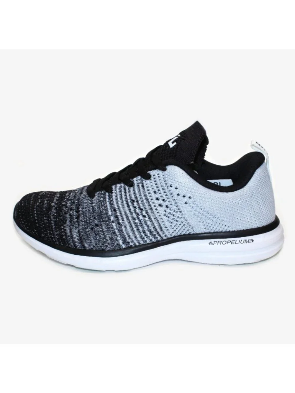 APL Athletic Propulsion Labs Women's Techloom Pro Black/Heather Grey/White 5.5